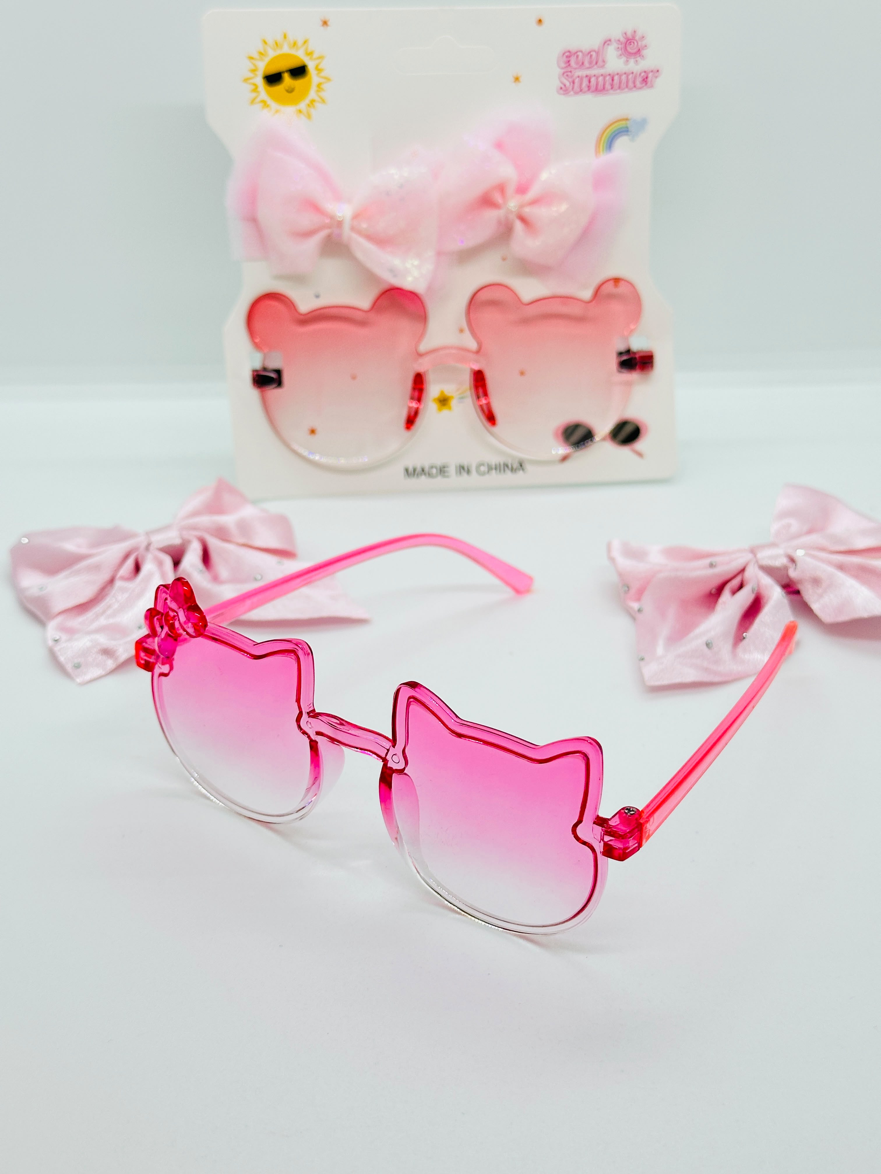GAFAS DE SOL CON MOÑITOS PARA NIÑAS