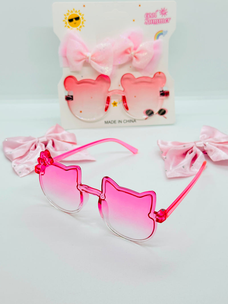 GAFAS DE SOL CON MOÑITOS PARA NIÑAS