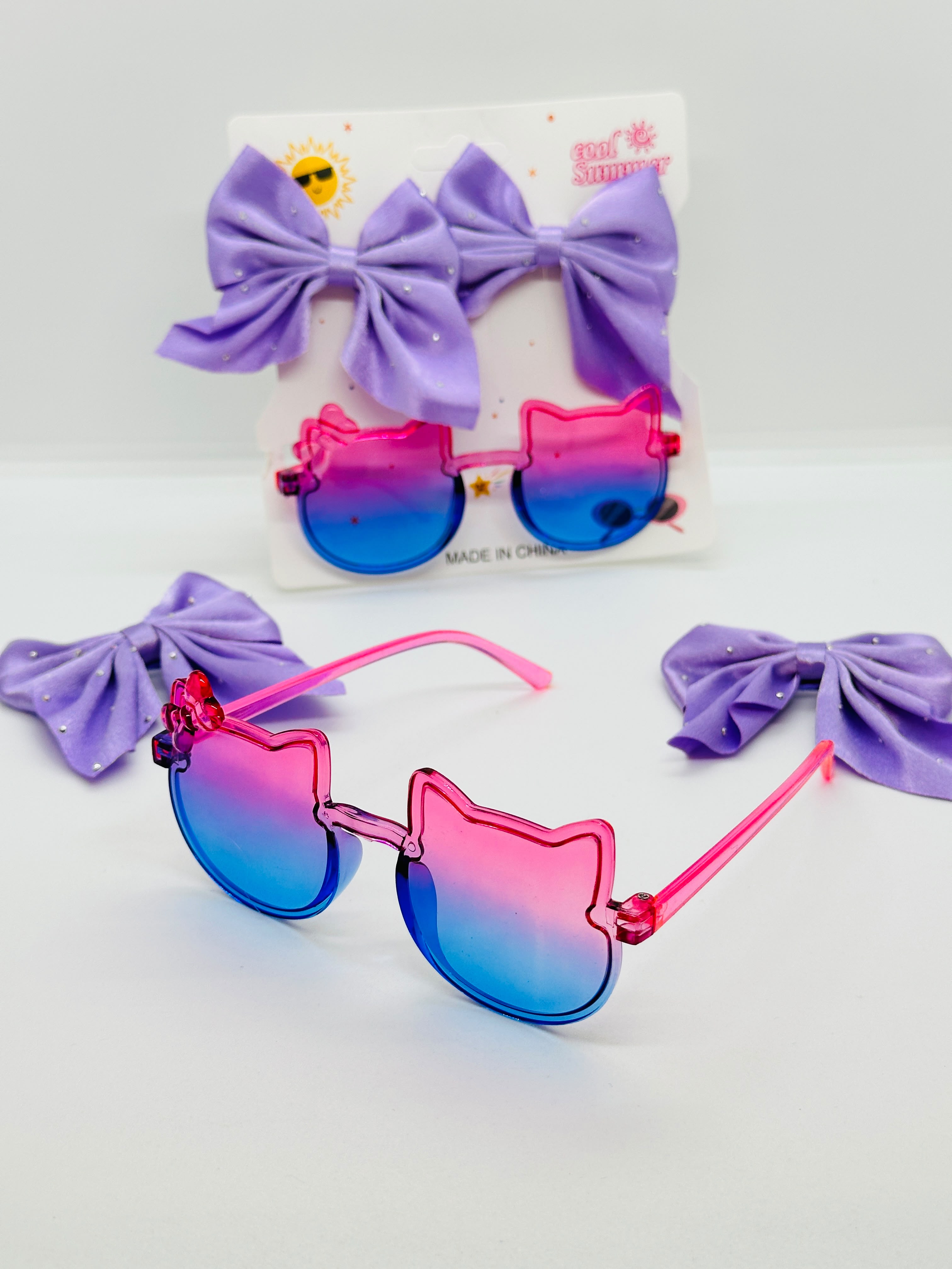 GAFAS DE SOL CON MOÑITOS PARA NIÑAS